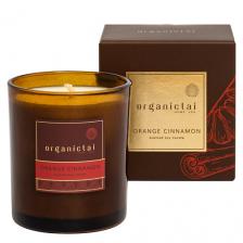 Свеча ароматическая ORGANICTAI Ароматическая соевая свеча АПЕЛЬСИН - КОРИЦА 180 Свеча ароматическая ORGANICTAI Ароматическая соевая свеча АПЕЛЬСИН - КОРИЦА 180