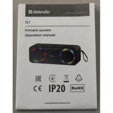 Портативная колонка 10W BLACK 65301 DEFENDER Портативная акустическая Bluetooth система с LED подсветкой, встроенным MP3-плеером и FM-тюнером. Поддержка флеш накопителей и карт памяти microSD. Bluetooth 5.3 Портативная колонка 10W BLACK 65301 DEFENDER Портативная акустическая Bluetooth система с LED подсветкой, встроенным MP3-плеером и FM-тюнером. Поддержка флеш накопителей и карт памяти microSD. Bluetooth 5.3