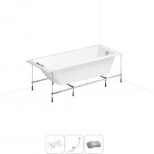 СОВЕРШЕНСТВО И ПРАКТИЧНОСТЬ В КАЖДОЙ ДЕТАЛИ Прямоугольная ванна One производится из литьевого акрила в размерах от 140*70 до 180*80 см. Благодаря усиленному армированному корпусу ванна надежна как при установке на металлический каркас, так и при встраивании вровень с поверхностью пола. Плавное увеличение чаши ближе к изголовью и удобная пологая спинка ванны позволяют расположиться максимально комфортно и поддерживать спину во время принятия водных процедур в естественном и удобном положении. Торцевой и пристенный бортики ванны — идеальное место для часто используемых предметов гигиены. АКРИЛОВОЕ СТЕКЛО И ЭКОЛОГИЧЕСКИ ЧИСТЫЕ МАТЕРИАЛЫ Технология изготовления акриловых ванн Lavinia Boho основана на использовании высокопрочного 4 мм цельного листа полиметилметакрилата (ПММА), который изготавливают на абсолютно ровной зеркальной поверхности и нагревают до температуры 170 °С. Далее эластичный лист помещают в вакуум-формовочное оборудование и под большим давлением заполняют матрицу будущей ванны: без образования пузырьков, пустот, искривлений или трещин. Для придания ударной вязкости и максимальной прочности конструкции по всему основанию купели закладывается усиленная плита ДСтП, а внешняя сторона ванны покрывается смесью полимера с отвердителем и ровингом. После отверждения при температуре 80-90 °С в ванне высверливают отверстия для слива-перелива. Каждое изделие проходит многоступенчатую проверку качества на геометрию и надежность. ВИДИМЫЕ ПРЕИМУЩЕСТВА ВАНН ИЗ 100% ЛИТЬЕВОГО АКРИЛА Ванны изготовлены из однородного литьевого акрила и не подвержены истиранию, выцветанию и воздействию ультрафиолета, что позволяет сохранять равномерный глянцевый блеск на протяжении всего срока службы. Потрясающая гладкая поверхность с прочными стенками демонстрирует высокую стойкость к царапинам, жесткой воде и не боится чистящих химических средств. Благодаря отсутствию швов за изделием легко ухаживать: поверхность достаточно протереть влажной тканью с мягким моющим средством, затем смыть теплой водой. При наполнении ванны горячей водой она отлично сохраняет форму и не деформируется, стабильно выдерживает нагрузку до 500 кг. ПРОЧНЫЙ КАРКАС ИЗ СТАЛИ Ванна монтируется на усиленный стальной каркас с повышенной стойкостью к коррозии и повреждениям. Для максимальной устойчивости чаша стабилизируется креплениями к стене. Конструкция надежно фиксирует ванну и равномерно распределяет динамическую нагрузку до 500 кг. Регулировка опор по высоте нивелирует незначительные перепады уровня пола на различных поверхностях. КОМПАКТНЫЙ СИФОН С ПОВЫШЕННОЙ ФУНКЦИОНАЛЬНОСТЬЮ Автоматический слив-перелив Useful Extras от Wellsee с донным клапаном click-clack и съемной накладкой на перелив изготовлен из полипропилена повышенной прочности и высокой термической устойчивости. Накладка на перелив и крышка донного клапана выполнены из латуни и не подвержены коррозии. Благодаря системе click-clack управлять наполнением ванны или оттоком воды просто и удобно: всего лишь одно нажатие на крышку донного клапана рукой или ногой. Внутренние стенки конструкции с антибактериальным покрытием Protect’IN устойчивы к оседанию водопроводных примесей, что снижает вероятность образования засоров. Самоочищающаяся форма и изгибы сифона-автомата препятствуют скоплению грязи внутри обвязки и поддерживают высокую пропускную способность — 50 л/мин. Функция верхней очистки позволяет с легкостью устранять возможные засоры, а усовершенствованный плоский гидрозатвор служит барьером для неприятных канализационных газов и занимает минимум места под ванной. ПОДГОЛОВНИК НА САМОКЛЕЯЩЕЙСЯ ЛЕНТЕ Гелевый подголовник на ванну от Wellsee — функциональное дополнение для любителей глубокой релаксации. Благодаря волнообразной форме и высокой эластичности подушка мгновенно адаптируется к изгибам тела, равномерно распределяет нагрузку в шейно-воротниковой зоне и создает идеальные условия для отдыха. Подголовник из вспененного полиуретана с гелевой структурой гипоаллергенен и безопасен для здоровья человека. Поверхность изделия не впитывает влагу и запахи, что гарантирует высокий уровень гигиены и износостойкость СОВЕРШЕНСТВО И ПРАКТИЧНОСТЬ В КАЖДОЙ ДЕТАЛИ Прямоугольная ванна One производится из литьевого акрила в размерах от 140*70 до 180*80 см. Благодаря усиленному армированному корпусу ванна надежна как при установке на металлический каркас, так и при встраивании вровень с поверхностью пола. Плавное увеличение чаши ближе к изголовью и удобная пологая спинка ванны позволяют расположиться максимально комфортно и поддерживать спину во время принятия водных процедур в естественном и удобном положении. Торцевой и пристенный бортики ванны — идеальное место для часто используемых предметов гигиены. АКРИЛОВОЕ СТЕКЛО И ЭКОЛОГИЧЕСКИ ЧИСТЫЕ МАТЕРИАЛЫ Технология изготовления акриловых ванн Lavinia Boho основана на использовании высокопрочного 4 мм цельного листа полиметилметакрилата (ПММА), который изготавливают на абсолютно ровной зеркальной поверхности и нагревают до температуры 170 °С. Далее эластичный лист помещают в вакуум-формовочное оборудование и под большим давлением заполняют матрицу будущей ванны: без образования пузырьков, пустот, искривлений или трещин. Для придания ударной вязкости и максимальной прочности конструкции по всему основанию купели закладывается усиленная плита ДСтП, а внешняя сторона ванны покрывается смесью полимера с отвердителем и ровингом. После отверждения при температуре 80-90 °С в ванне высверливают отверстия для слива-перелива. Каждое изделие проходит многоступенчатую проверку качества на геометрию и надежность. ВИДИМЫЕ ПРЕИМУЩЕСТВА ВАНН ИЗ 100% ЛИТЬЕВОГО АКРИЛА Ванны изготовлены из однородного литьевого акрила и не подвержены истиранию, выцветанию и воздействию ультрафиолета, что позволяет сохранять равномерный глянцевый блеск на протяжении всего срока службы. Потрясающая гладкая поверхность с прочными стенками демонстрирует высокую стойкость к царапинам, жесткой воде и не боится чистящих химических средств. Благодаря отсутствию швов за изделием легко ухаживать: поверхность достаточно протереть влажной тканью с мягким моющим средством, затем смыть теплой водой. При наполнении ванны горячей водой она отлично сохраняет форму и не деформируется, стабильно выдерживает нагрузку до 500 кг. ПРОЧНЫЙ КАРКАС ИЗ СТАЛИ Ванна монтируется на усиленный стальной каркас с повышенной стойкостью к коррозии и повреждениям. Для максимальной устойчивости чаша стабилизируется креплениями к стене. Конструкция надежно фиксирует ванну и равномерно распределяет динамическую нагрузку до 500 кг. Регулировка опор по высоте нивелирует незначительные перепады уровня пола на различных поверхностях. КОМПАКТНЫЙ СИФОН С ПОВЫШЕННОЙ ФУНКЦИОНАЛЬНОСТЬЮ Автоматический слив-перелив Useful Extras от Wellsee с донным клапаном click-clack и съемной накладкой на перелив изготовлен из полипропилена повышенной прочности и высокой термической устойчивости. Накладка на перелив и крышка донного клапана выполнены из латуни и не подвержены коррозии. Благодаря системе click-clack управлять наполнением ванны или оттоком воды просто и удобно: всего лишь одно нажатие на крышку донного клапана рукой или ногой. Внутренние стенки конструкции с антибактериальным покрытием Protect’IN устойчивы к оседанию водопроводных примесей, что снижает вероятность образования засоров. Самоочищающаяся форма и изгибы сифона-автомата препятствуют скоплению грязи внутри обвязки и поддерживают высокую пропускную способность — 50 л/мин. Функция верхней очистки позволяет с легкостью устранять возможные засоры, а усовершенствованный плоский гидрозатвор служит барьером для неприятных канализационных газов и занимает минимум места под ванной. ПОДГОЛОВНИК НА САМОКЛЕЯЩЕЙСЯ ЛЕНТЕ Гелевый подголовник на ванну от Wellsee — функциональное дополнение для любителей глубокой релаксации. Благодаря волнообразной форме и высокой эластичности подушка мгновенно адаптируется к изгибам тела, равномерно распределяет нагрузку в шейно-воротниковой зоне и создает идеальные условия для отдыха. Подголовник из вспененного полиуретана с гелевой структурой гипоаллергенен и безопасен для здоровья человека. Поверхность изделия не впитывает влагу и запахи, что гарантирует высокий уровень гигиены и износостойкость