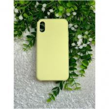 Чехол для айфон iPhone X Xs чехлы для iPhone Светло-жёлтый Чехол № 16 Чехол для айфон iPhone X Xs чехлы для iPhone Светло-жёлтый Чехол № 16