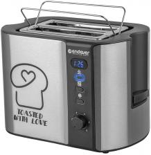 Тостер Endever Skyline ST-127, стальной/черный Тостер Endever Skyline ST-127, стальной/черный