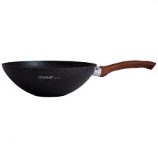 Сковорода wok Kukmara 28/9.5 см с ручкой, Granit ultra original (свкго280а) Сковорода wok Kukmara 28/9.5 см с ручкой, Granit ultra original (свкго280а)