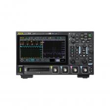 RIGOL DHO924 – цифровой, 4-х канальный (+16 цифровых каналов, опция), малошумящий, многофункциональный осциллограф реального времени с АЦП-12 бит, бюджетного ценового класса, с полосой пропускания до 250 МГц! (впервые для экономичных приборов), с цветным сенсорным экраном (диагональ 7", 1024x600 точек), в удобном компактном корпусе.Пользовательский функционал осциллографа RIGOL DHO924 обеспечивает специалисту измерительные возможности нескольких приборов:Запоминающего цифрового осциллографа реального времени с высоким разрешением;16-ти канального логического анализатора (опция);Анализатора сигналов цифровых протоколов передачи данных;Измерителя АЧХ на основе диаграмм Боде. RIGOL DHO924 – цифровой, 4-х канальный (+16 цифровых каналов, опция), малошумящий, многофункциональный осциллограф реального времени с АЦП-12 бит, бюджетного ценового класса, с полосой пропускания до 250 МГц! (впервые для экономичных приборов), с цветным сенсорным экраном (диагональ 7", 1024x600 точек), в удобном компактном корпусе.Пользовательский функционал осциллографа RIGOL DHO924 обеспечивает специалисту измерительные возможности нескольких приборов:Запоминающего цифрового осциллографа реального времени с высоким разрешением;16-ти канального логического анализатора (опция);Анализатора сигналов цифровых протоколов передачи данных;Измерителя АЧХ на основе диаграмм Боде.