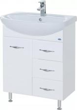 Тумба с раковиной Bellezza Стелла 65 3 ящика белая Тумба с раковиной Bellezza Стелла 65 3 ящика белая
