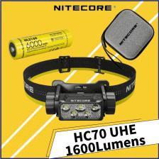 NITECORE HC70 UHE USB-C перезаряжаемый 1600 люмен водонепроницаемый налобный фонарь Wrok входит аккумулятор 21700 6000 мАч NITECORE HC70 UHE USB-C перезаряжаемый 1600 люмен водонепроницаемый налобный фонарь Wrok входит аккумулятор 21700 6000 мАч