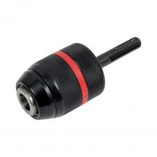 Патрон SKOLE цельнометаллический быстрозажимной 2.0-13мм 1/2 -20 UNF в комплекте с адаптером SDS PLUS.Подходит для ударных и безударных дрелей и шуруповертов.Имеет рифленую поверхность, губки закалены. Трехкулачковый храповый механизм. Патрон SKOLE цельнометаллический быстрозажимной 2.0-13мм 1/2 -20 UNF в комплекте с адаптером SDS PLUS.Подходит для ударных и безударных дрелей и шуруповертов.Имеет рифленую поверхность, губки закалены. Трехкулачковый храповый механизм.