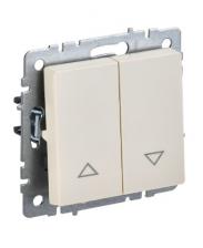 IEK BRITE Выключатель жалюзи 10А ВС10-1-5-БрКр бежевый BR-V15-0-10-K10 1 шт IEK BRITE Выключатель жалюзи 10А ВС10-1-5-БрКр бежевый BR-V15-0-10-K10 1 шт
