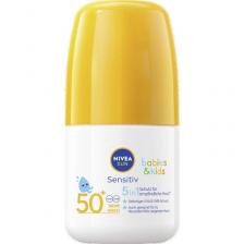 Солнцезащитный крем для чувствительной кожи для младенцев и детей SPF 50+ NIVEA, 50 ml Солнцезащитный крем для чувствительной кожи для младенцев и детей SPF 50+ NIVEA, 50 ml