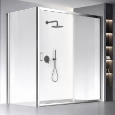 Душевой уголок Veconi Rovigo RV-060 180х80 см, профиль хром, стекло прозрачное Душевой уголок Veconi Rovigo RV-060 180х80 см, профиль хром, стекло прозрачное