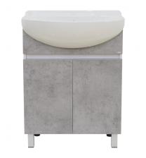 Тумба под раковину Misty Ультра 60 серая, бетон Тумба под раковину Misty Ультра 60 серая, бетон