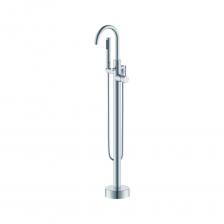 Смеситель для ванны напольного монтажа Wonzon & Woghand STICK, Хром WW-88649017-CR Смеситель для ванны напольного монтажа Wonzon & Woghand STICK, Хром WW-88649017-CR