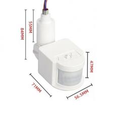 Светодиодный датчик движения 12 В 265 в, автоматический инфракрасный PIR инфракрасный детектор, поворот на 180 градусов, уличный таймер, переключатель, датчик движения Светодиодный датчик движения 12 В 265 в, автоматический инфракрасный PIR инфракрасный детектор, поворот на 180 градусов, уличный таймер, переключатель, датчик движения