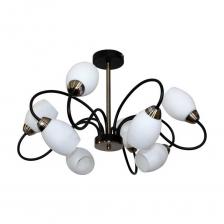 Люстра отлично подойдет для установки на потолок комнаты, оформленной в современном стиле. Потолочная люстра осветит помещение площадью 20 м2. Производитель рекомендует использовать для устройства лампы накаливания с цоколем E27 и мощностью 60 W, а также светодиодные и энергосберегающие лампы. Модель произведена с использованием материалов: стекло и металл. Основной цвет люстры черный. Светильник дает максимум света, плафоны изготовлены из стекла, а это экологичный и долговечный материал. Плафоны легко моются и сохраняют свой безупречный внешний вид на протяжении всего срока эксплуатации. Люстра отлично подойдет для установки на потолок комнаты, оформленной в современном стиле. Потолочная люстра осветит помещение площадью 20 м2. Производитель рекомендует использовать для устройства лампы накаливания с цоколем E27 и мощностью 60 W, а также светодиодные и энергосберегающие лампы. Модель произведена с использованием материалов: стекло и металл. Основной цвет люстры черный. Светильник дает максимум света, плафоны изготовлены из стекла, а это экологичный и долговечный материал. Плафоны легко моются и сохраняют свой безупречный внешний вид на протяжении всего срока эксплуатации.