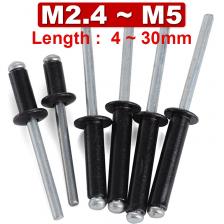 Алюминиевые заклепки-анкеры черного цвета M2.4-M6 Алюминиевые заклепки-анкеры черного цвета M2.4-M6