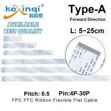 (10 шт.) kexinqi FFC/FPC гибкий плоский кабель Type-A 0,5 мм 5/10/15/20/25 см (10 шт.) kexinqi FFC/FPC гибкий плоский кабель Type-A 0,5 мм 5/10/15/20/25 см