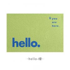 Противоскользящий дверной коврик Hello из ПВХ Противоскользящий дверной коврик Hello из ПВХ