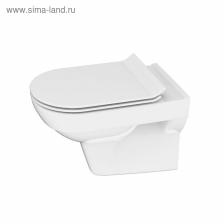 Унитаз подвесной Cersanit CITY NEW CLEAN ON с кр.slim, lift, e-off, белый Унитаз подвесной Cersanit CITY NEW CLEAN ON с кр.slim, lift, e-off, белый