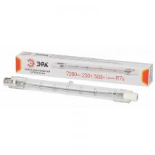 J118-500W-R7s-230V Лампа галогенная ЭРА J118-500W-R7s-230V 500Вт трубка теплый белый свет R7s, цена за 1 шт J118-500W-R7s-230V Лампа галогенная ЭРА J118-500W-R7s-230V 500Вт трубка теплый белый свет R7s, цена за 1 шт