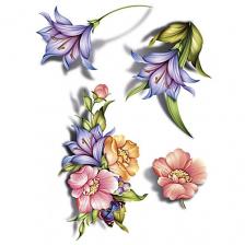 Наклейки для тела ПОЛИСФЕРА Временная переводная татуировка Tattoo PS-002 Наклейки для тела ПОЛИСФЕРА Временная переводная татуировка Tattoo PS-002