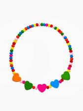 Бусы детские Выбражулька «Сердечки», 40 см, цвет МИКС Бусы детские Выбражулька «Сердечки», 40 см, цвет МИКС