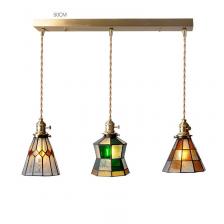 Подвесной светильник IWHD цветной стеклянный медный Подвесной светильник IWHD цветной стеклянный медный