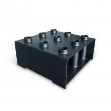 Стойка для хранения олимпийских грифов Aerofit AFBR1 черный Стойка для хранения олимпийских грифов Aerofit AFBR1 черный