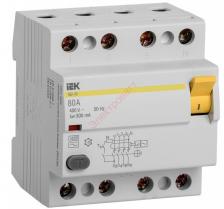 УЗО ВД1-63 4Р 80А 300мА тип AC выключатель дифференциальный ИЭК УЗО ВД1-63 4Р 80А 300мА тип AC выключатель дифференциальный ИЭК