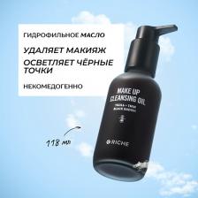 RICHE Гидрофильное масло для снятия макияжа с углём и чёрной редькой 118 RICHE Гидрофильное масло для снятия макияжа с углём и чёрной редькой 118