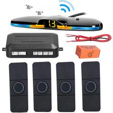 13 мм плоские датчики, 4 датчика, комплект датчиков парковки автомобиля, обратный резервный радар, звуковая сигнализация, индикатор, зонд, система постоянного тока 12 В 13 мм плоские датчики, 4 датчика, комплект датчиков парковки автомобиля, обратный резервный радар, звуковая сигнализация, индикатор, зонд, система постоянного тока 12 В