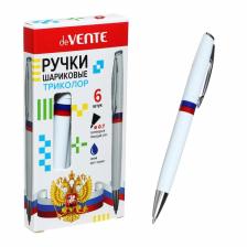 Ручка шариковая авт deVENTE "Триколор" 0,7мм, синие чернила 5070300 Ручка шариковая авт deVENTE "Триколор" 0,7мм, синие чернила 5070300