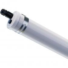 Светодиодные пылевлагозащищенные светильники Navigator серии DSP-AGRO выполнены из прочного полистирола, устойчивого к химически агрессивным средам, и предназначены для освещения объектов агросектора: птицеводства, животноводства, пищевого производства и др. Повышенная эффективность до 135 лм/Вт Устойчивость к химически агрессивным средам: щелочам, кислотам, в т. ч. аммиаку, спиртосодержащим составам Корпус и рассеиватель выполнены из ударопрочного полистирола Герметичный корпус с высокой степенью защиты от пыли и влаги IP67, возможность мыть струей воды под давлением Простое подключение: коннектор с клеммной колодкой внутри Простая установка: монтажные скобы входят в комплект и передвигаются по всему корпусу светильника Внутри корпуса светильника реализована сквозная проводка для подключения в линию до 70 светильников (для 18 Вт), до 40 (для 36 Вт) и до 30 (для 46 Вт) Возможна установка БАП снаружи светильника: ND-EF 09/10 Светодиодные пылевлагозащищенные светильники Navigator серии DSP-AGRO выполнены из прочного полистирола, устойчивого к химически агрессивным средам, и предназначены для освещения объектов агросектора: птицеводства, животноводства, пищевого производства и др. Повышенная эффективность до 135 лм/Вт Устойчивость к химически агрессивным средам: щелочам, кислотам, в т. ч. аммиаку, спиртосодержащим составам Корпус и рассеиватель выполнены из ударопрочного полистирола Герметичный корпус с высокой степенью защиты от пыли и влаги IP67, возможность мыть струей воды под давлением Простое подключение: коннектор с клеммной колодкой внутри Простая установка: монтажные скобы входят в комплект и передвигаются по всему корпусу светильника Внутри корпуса светильника реализована сквозная проводка для подключения в линию до 70 светильников (для 18 Вт), до 40 (для 36 Вт) и до 30 (для 46 Вт) Возможна установка БАП снаружи светильника: ND-EF 09/10