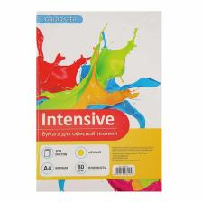 Бумага цветная А4, 100 листов Calligrata Интенсив, жёлтая, 80 г/м? Бумага цветная А4, 100 листов Calligrata Интенсив, жёлтая, 80 г/м?