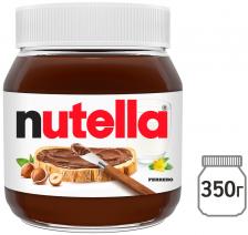 Паста Nutella ореховая с добавлением какао 350г в ассортименте Паста Nutella ореховая с добавлением какао 350г в ассортименте