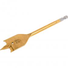 Сверло по дереву перовое РЕЗОЛЮКС Титан предназначено для сверления отверстий в мягких и твердых породах древесины, гипсокартоне, ДСП, МДФ, фанере.Оснастка устанавливается на ручную механическую или электрическую дрель, сверлильный станок, с ее помощью можно сверлить древесину любых пород.Внимание, изображение товара может отличаться от реального! Верные параметры указаны в технических характеристиках товара. Сверло по дереву перовое РЕЗОЛЮКС Титан предназначено для сверления отверстий в мягких и твердых породах древесины, гипсокартоне, ДСП, МДФ, фанере.Оснастка устанавливается на ручную механическую или электрическую дрель, сверлильный станок, с ее помощью можно сверлить древесину любых пород.Внимание, изображение товара может отличаться от реального! Верные параметры указаны в технических характеристиках товара.