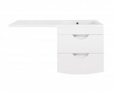 Style Line Тумба с раковиной Жасмин-2 120 R Люкс Plus белая Style Line Тумба с раковиной Жасмин-2 120 R Люкс Plus белая