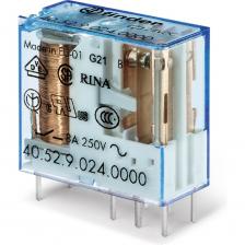 Дополнительные характеристики миниатюрного реле Finder 2 перекидных контакта 8А, = 12В DC, 405290120000: Номинальное напряжение катушки - 12 В. Выводы с шагом 5.3 мм для печатного монтажа и для розеток. Материал контактов AgNi. Изоляция катушка-контакты - 6 кВ. Соответствует нормам EN 60335-1. Тип катушки - стандарт DC, 0.65 Вт. Фото товара является условным, актуальные данные указаны в технических характеристиках. Дополнительные характеристики миниатюрного реле Finder 2 перекидных контакта 8А, = 12В DC, 405290120000: Номинальное напряжение катушки - 12 В. Выводы с шагом 5.3 мм для печатного монтажа и для розеток. Материал контактов AgNi. Изоляция катушка-контакты - 6 кВ. Соответствует нормам EN 60335-1. Тип катушки - стандарт DC, 0.65 Вт. Фото товара является условным, актуальные данные указаны в технических характеристиках.