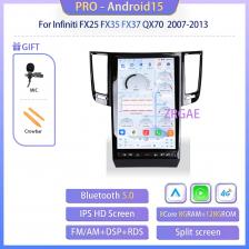 Android Auto Carplay автомобильный радиоприемник с сенсорным экраном для Infiniti FX25 FX35 FX37 QX70 2007-2013 GPS-навигация радио мультимедийный головное устройство Android Auto Carplay автомобильный радиоприемник с сенсорным экраном для Infiniti FX25 FX35 FX37 QX70 2007-2013 GPS-навигация радио мультимедийный головное устройство