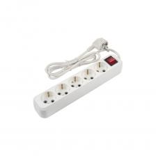 Сетевой бытовой удлинитель General Lighting Systems представляет собой практичное решение для подключения нескольких электроприборов в домашних условиях. Он оснащен розетками типа CEE 7/4 (Schuko), что позволяет одновременно подключать несколько устройств. Длинный кабель обеспечивает удобство использования даже на значительном удалении от источника питания. Удлинитель рассчитан на номинальную силу тока 10 А и поддерживает максимальную нагрузку до 2200 Вт, что делает его подходящим для большинства бытовых приборов. Изготовленный из пластика, удлинитель имеет степень защиты IP20, что обеспечивает базовую защиту от пыли. Белый цвет корпуса и провода гармонично вписывается в любой интерьер. Сетевой бытовой удлинитель General Lighting Systems представляет собой практичное решение для подключения нескольких электроприборов в домашних условиях. Он оснащен розетками типа CEE 7/4 (Schuko), что позволяет одновременно подключать несколько устройств. Длинный кабель обеспечивает удобство использования даже на значительном удалении от источника питания. Удлинитель рассчитан на номинальную силу тока 10 А и поддерживает максимальную нагрузку до 2200 Вт, что делает его подходящим для большинства бытовых приборов. Изготовленный из пластика, удлинитель имеет степень защиты IP20, что обеспечивает базовую защиту от пыли. Белый цвет корпуса и провода гармонично вписывается в любой интерьер.