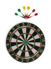 Дартс «Классический», d=43 см, толщина 3 см, 6 дротиков, дротик 14.2x3.2 см Дартс «Классический», d=43 см, толщина 3 см, 6 дротиков, дротик 14.2x3.2 см