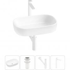 КЕРАМИЧЕСКАЯ РАКОВИНА. Конструкция чаши умывальника и расположение смесителя позволяют максимально избежать брызг воды при использовании изделия. Сливное отверстие раковины и точно выверенный угол уклона, обеспечивают слив до 30 литров воды в минуту, что позволяет использовать умывальник без ограничений мощности потока и опасения перелива воды. Антибактериальное грязеотталкивающее покрытие керамики Lavinia Boho препятствует образованию налета и размножению патогенных бактерий. ДОННЫЙ КЛАПАН. Донный клапан из высококачественной латуни отличается прочностью, устойчив к коррозии и повреждениям. Заглушка клапана служит барьером от попадания мелких предметов в сливное отверстие раковины, а удобная разборная конструкция позволяет прочищать механизм от возможных загрязнений за считанные минуты. СИФОН. Латунный сифон обладает высокой устойчивостью к перепадам температур и не подвержен коррозии. Регулировка длины патрубка способствует беспроблемной установке при нестандартном расположении коммуникаций. СМЕСИТЕЛЬ. Латунный корпус смесителя выдерживает перепады давления и противостоит гидроударам. Регулируемый аэратор позволяет скорректировать направление потока воды и уменьшает разбрызгивание. Прочные гибкие шланги и качественная опрессовка обеспечивают герметичность соединений. УПАКОВКА. Все компоненты набора тщательно упакованы в заводскую тару с надежной фиксацией от случайного смещения и повреждения продукции в процессе транспортировки. КЕРАМИЧЕСКАЯ РАКОВИНА. Конструкция чаши умывальника и расположение смесителя позволяют максимально избежать брызг воды при использовании изделия. Сливное отверстие раковины и точно выверенный угол уклона, обеспечивают слив до 30 литров воды в минуту, что позволяет использовать умывальник без ограничений мощности потока и опасения перелива воды. Антибактериальное грязеотталкивающее покрытие керамики Lavinia Boho препятствует образованию налета и размножению патогенных бактерий. ДОННЫЙ КЛАПАН. Донный клапан из высококачественной латуни отличается прочностью, устойчив к коррозии и повреждениям. Заглушка клапана служит барьером от попадания мелких предметов в сливное отверстие раковины, а удобная разборная конструкция позволяет прочищать механизм от возможных загрязнений за считанные минуты. СИФОН. Латунный сифон обладает высокой устойчивостью к перепадам температур и не подвержен коррозии. Регулировка длины патрубка способствует беспроблемной установке при нестандартном расположении коммуникаций. СМЕСИТЕЛЬ. Латунный корпус смесителя выдерживает перепады давления и противостоит гидроударам. Регулируемый аэратор позволяет скорректировать направление потока воды и уменьшает разбрызгивание. Прочные гибкие шланги и качественная опрессовка обеспечивают герметичность соединений. УПАКОВКА. Все компоненты набора тщательно упакованы в заводскую тару с надежной фиксацией от случайного смещения и повреждения продукции в процессе транспортировки.