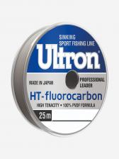 Флюорокарбоновая леска для рыбалки ULTRON Fluorocarbon (Pro-leader) 0,40 мм, 12,4 кг, 25 м, прозрачная, 1 штука, Серебряный Флюорокарбоновая леска для рыбалки ULTRON Fluorocarbon (Pro-leader) 0,40 мм, 12,4 кг, 25 м, прозрачная, 1 штука, Серебряный