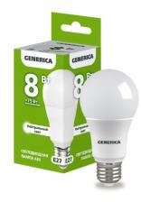 IEK Лампа светодиодная A60 груша 8Вт 230В 4000К E27 LL-A60-08-230-40-E27-G 1 шт IEK Лампа светодиодная A60 груша 8Вт 230В 4000К E27 LL-A60-08-230-40-E27-G 1 шт