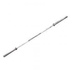 Олимпийский гриф прямой хромированный, нагрузка до 453кг, с одной парой пружинных замков Smith Strength BC103-453 Олимпийский гриф прямой хромированный, нагрузка до 453кг, с одной парой пружинных замков Smith Strength BC103-453