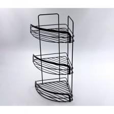 Стильная угловая полка - идеальное решение для компактного хранения! Представляем вашему вниманию элегантную 3-ярусную угловую полку, которая станет настоящим украшением вашего интерьера и поможет организовать пространство максимально эффективно. Почему стоит выбрать именно эту полку Надежная конструкция из прочной стали с долговечным порошковым покрытием Универсальный черный цвет, который гармонично впишется в любой дизайн Оптимальные размеры (22,8х29,8х49 см) для размещения всех необходимых вещей В комплекте идут все необходимые крепежные элементы Простая установка - справится даже новичок! Стильная угловая полка - идеальное решение для компактного хранения! Представляем вашему вниманию элегантную 3-ярусную угловую полку, которая станет настоящим украшением вашего интерьера и поможет организовать пространство максимально эффективно. Почему стоит выбрать именно эту полку Надежная конструкция из прочной стали с долговечным порошковым покрытием Универсальный черный цвет, который гармонично впишется в любой дизайн Оптимальные размеры (22,8х29,8х49 см) для размещения всех необходимых вещей В комплекте идут все необходимые крепежные элементы Простая установка - справится даже новичок!