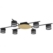 Потолочная люстра Lumion Benua 8304/6C золотой/черный, металл/акрил GX53 LED 6*7W 220V Потолочная люстра Lumion Benua 8304/6C золотой/черный, металл/акрил GX53 LED 6*7W 220V