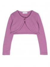 Monnalisa кардиган с длинными рукавами, фиолетовый Monnalisa кардиган с длинными рукавами, фиолетовый