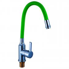 Смеситель сборный для кухни с гибким изливом Potato (Потато) зеленый (P58281-11) Смеситель сборный для кухни с гибким изливом Potato (Потато) зеленый (P58281-11)