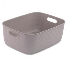 корзина CURVER Softex M 38х28х14см 12,5л пластик серый корзина CURVER Softex M 38х28х14см 12,5л пластик серый
