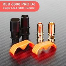 DIVEDEER REB 6808 PRO D6 позолоченная вилка 200А 6мм для литиевой батареи электромобиля DIVEDEER REB 6808 PRO D6 позолоченная вилка 200А 6мм для литиевой батареи электромобиля