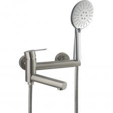 Смеситель для ванны AQUEDUC предназначен для смешения холодной и горячей воды, устанавливается на стену. Корпус крана выполнен из нержавеющей стали для повышения прочности и долговечности использования, а минималистичный дизайн смесителя прекрасно впишется в интерьер вашей ванны.Корпус крана из нержавеющей стали устойчив к появлению коррозии и влиянию жесткой проточной воды, что продлевает срок эксплуатации смесителя и минимизирует необходимый уход Смеситель для ванны AQUEDUC предназначен для смешения холодной и горячей воды, устанавливается на стену. Корпус крана выполнен из нержавеющей стали для повышения прочности и долговечности использования, а минималистичный дизайн смесителя прекрасно впишется в интерьер вашей ванны.Корпус крана из нержавеющей стали устойчив к появлению коррозии и влиянию жесткой проточной воды, что продлевает срок эксплуатации смесителя и минимизирует необходимый уход